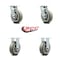 Service Caster Replacement Caster Set for Magliner Platform Trucks & U-Boats, 4PK MAG-SCC-30CS620-TPRRF-2-R-2 - alternate 4